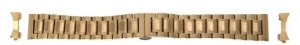 Bratara aurie deployant capat drept si curbat 24mm