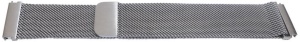 Bratara milaneza argintie cu inchidere magnetica QR 22mm -56989