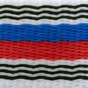 Curea NATO multicolora 22mm catarame argintii -54074