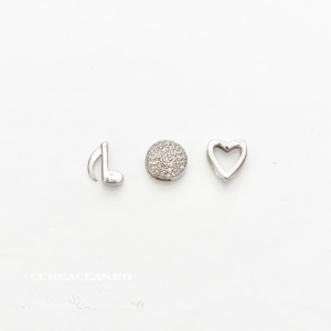 Bratara tip Pandora milaneza argintie