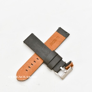 Curea piele neagră vintage QR 22mm - 3830122