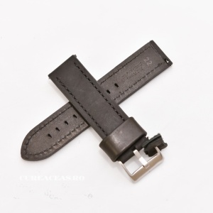 Curea piele neagră vintage QR 24mm - 3990124