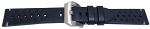 Curea piele perforata albastru închis GP Racing 22mm - 57084