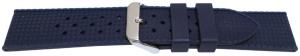 Curea silicon albastru navy model Rolex Tropic 22mm -55807