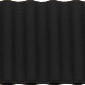 Curea silicon neagră cutata cu telescop QR 22mm - 63042
