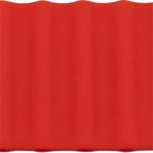 Curea silicon roșie cutata cu telescop QR 20mm - 63053
