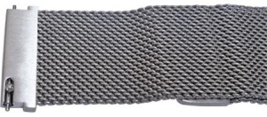 Bratara milaneza argintie cu inchidere magnetica QR 20mm -56988