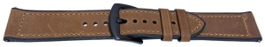 Curea hibrid maron vintage 22mm - 58672