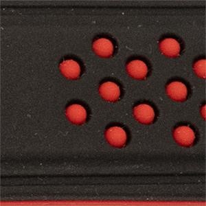 Curea silicon doua culori negru cu roșu, telescop QR, 20mm -60729