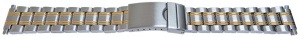 Bratara metalica reglabila bicolora capete pe arc 16-22mm - 55008