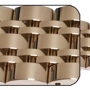 Bratara rose gold 7 rânduri cu deployant 18mm - 57114
