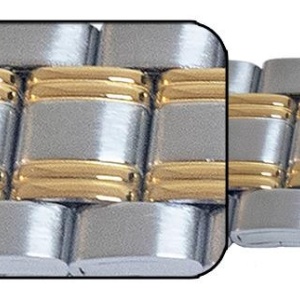 Bratara metalica reglabila bicolora capete pe arc 16-22mm - 55008