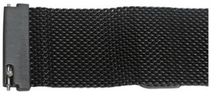 Bratara milaneza neagră cu inchidere magnetica QR 20mm -56994