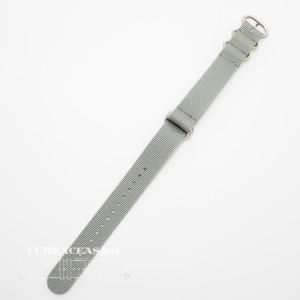 Curea NATO gri 20mm catarame zulu argintii -52987