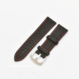Curea panza neagra cu rosu 20mm - 51530