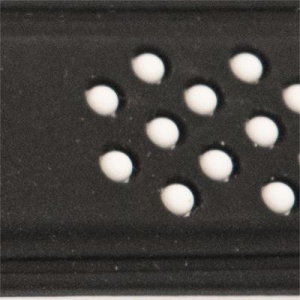 Curea silicon doua culori negru cu alb, telescop QR, 20mm -60726