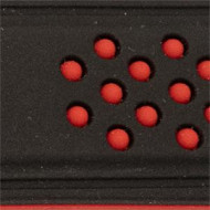 Curea silicon doua culori negru cu roșu, telescop QR, 22mm -60730