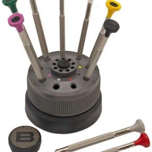 Set 9 șurubelnițe cu stand rotativ Bergeon - 30081 - S9