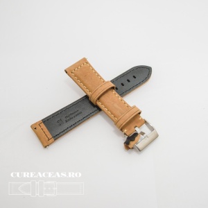Curea piele maro deschis QR 22mm - 3960322