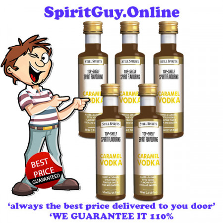 Caramel Vodka - 30144 - Top Shelf Spirit Essence Flavouring x 5 Pack @ $8.50 ea