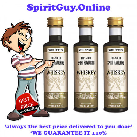 Whiskey - 30107 - Top Shelf Spirit Essence Flavouring x 3 Pack @ $8.75 ea