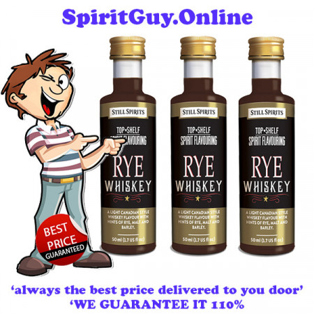 Rye Whiskey - 30113 - Top Shelf Spirit Essence Flavouring x 3 Pack @ $8.75 ea