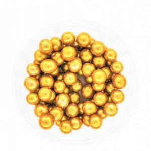 Dekorativne perle ZLATNE 9mm 50g