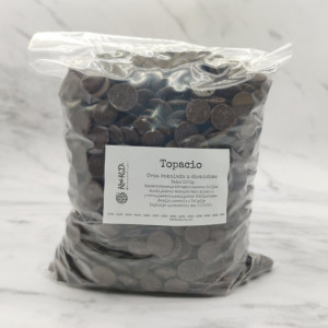 Topacio crna čokolada u kapljicama 1kg