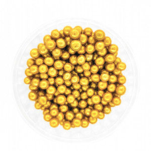 Dekorativne perle ZLATNE 5mm 50g