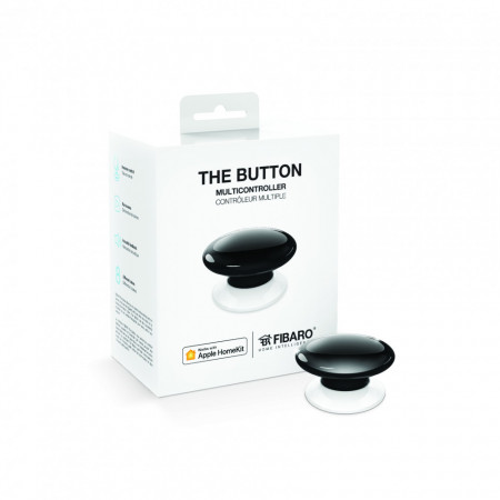 FIBARO Buton Apple HomeKit FGBHPB-101-2 - Negru