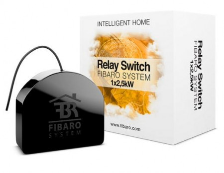 Intrerupator (Releu) Simplu Fibaro | Single Switch | 1X2,5 KW Fibaro FGS-212