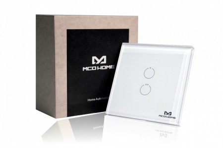 MCO Home Glass Touch Switch (2 Buttons) MH-S412