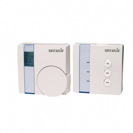KIT Secure Wall Thermostat with LCD display plus actuator (Kit) GEN5