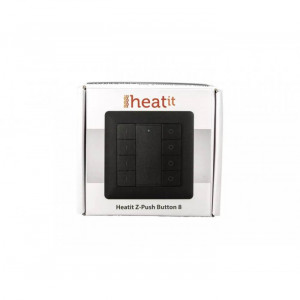 HEATIT Z-PUSH BUTTON 8 - Black