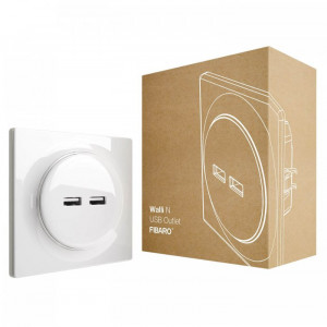 FIBARO WALLI N USB OUTLET FGWU-021