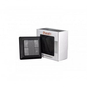 HEATIT Z-PUSH BUTTON 4 - Black