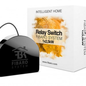 Intrerupator (Releu) Simplu Fibaro | Single Switch | 1X2,5 KW Fibaro FGS-212