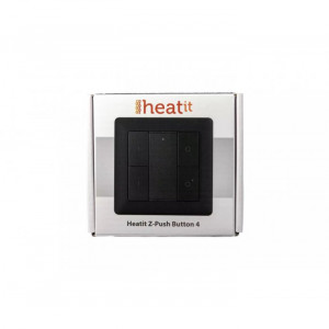 HEATIT Z-PUSH BUTTON 4 - Black
