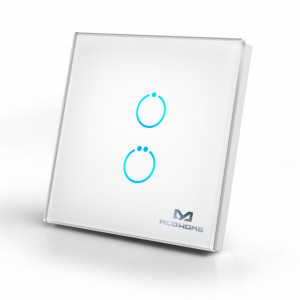 MCO Home Glass Touch Switch (2 Buttons) MH-S412