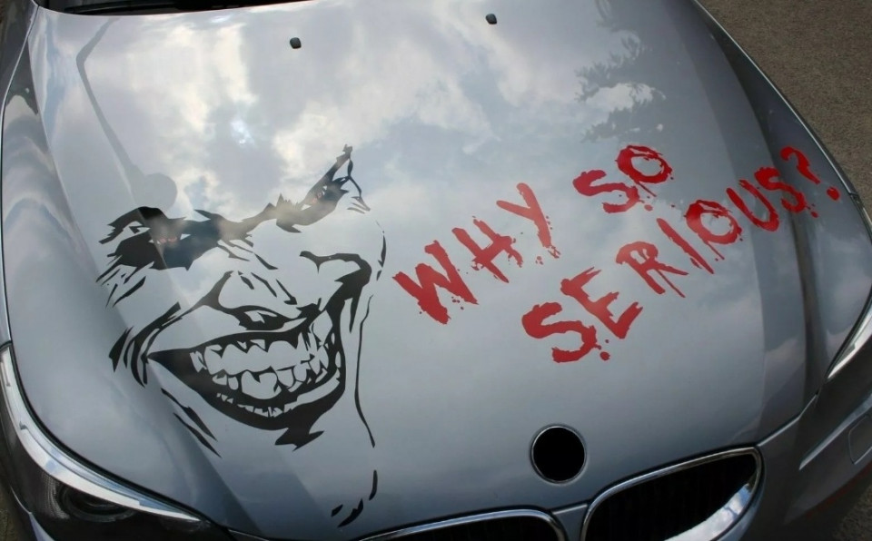 Set Sticker Auto The Joker Why so Serious
