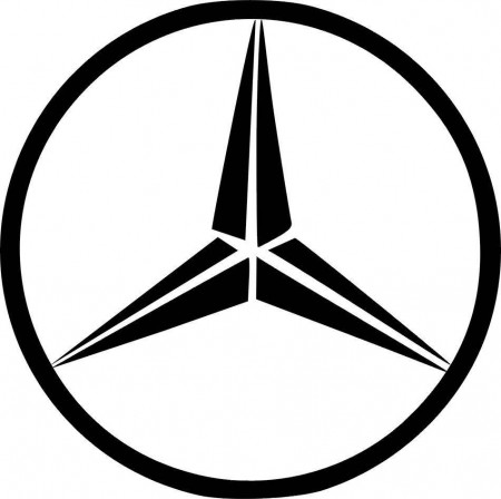 Sticker Mercedes-Benz Sigla 35 cm