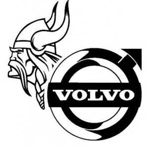 Set 2 buc Stickere Autocolante Sigle Volvo Viking 45 cm