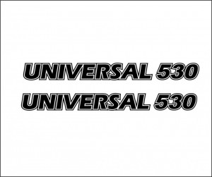 Set 2 buc Stickere capota Universal 530