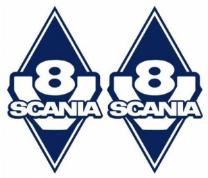 Set Stickere romb Scania V8