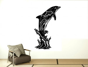 Sticker Perete Delfin