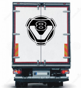 Sticker remorca/semiremorca Scania
