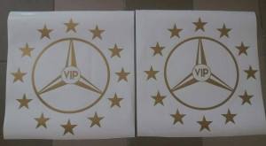 Stickere Mercedes 50 cm VIP