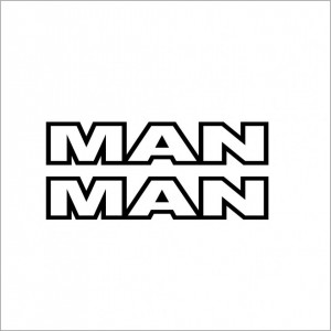 Set 2 buc stickere Camion Man