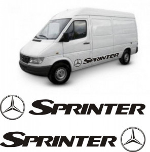 Set 2 buc Stickere Mercedes Sprinter 200 cm