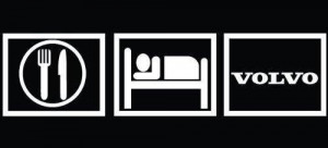 Set 2 buc Stickere Volvo eat Sleep Volvo